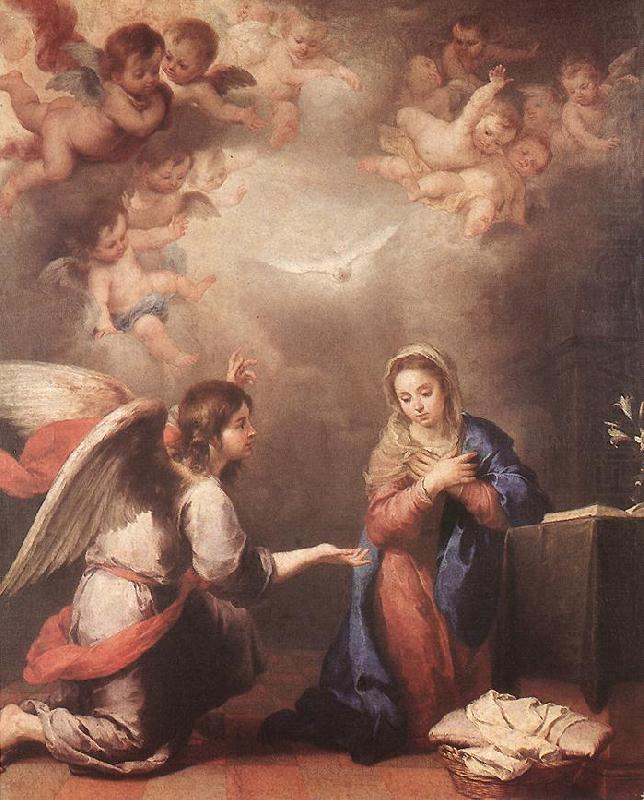 Annunciation shyu, MURILLO, Bartolome Esteban